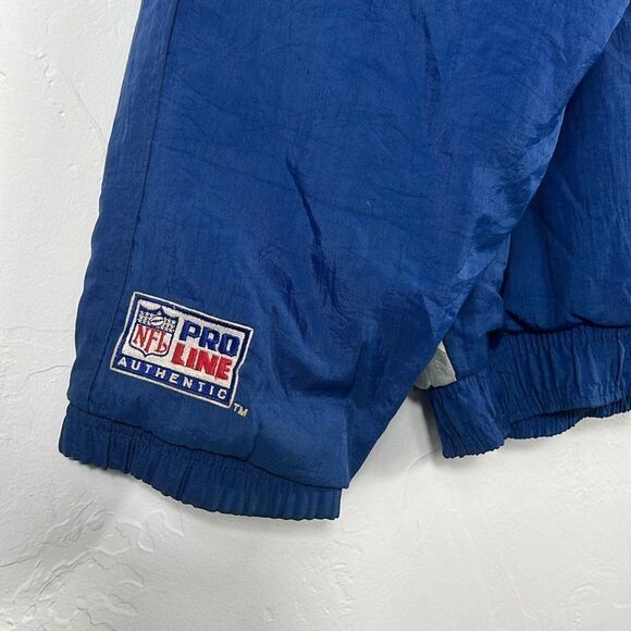 🔥🏈 Vintage DALLAS COWBOYS NFL ProLine Starter Puffer 1/2 Zip Jacket Men Sz Lg - Picture 3 of 14